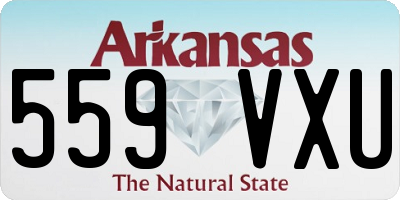 AR license plate 559VXU