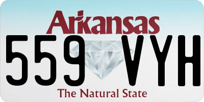 AR license plate 559VYH
