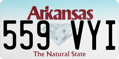 AR license plate 559VYI