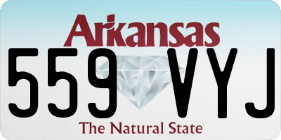 AR license plate 559VYJ