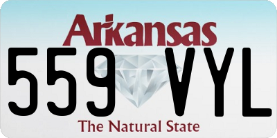 AR license plate 559VYL