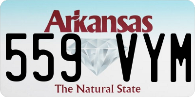 AR license plate 559VYM