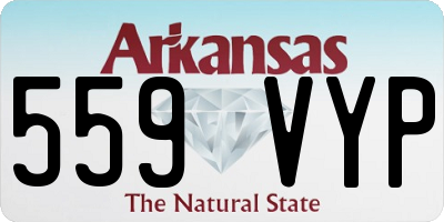 AR license plate 559VYP