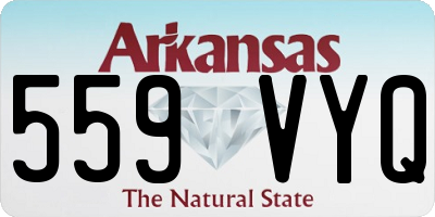 AR license plate 559VYQ