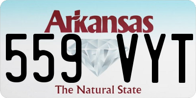 AR license plate 559VYT
