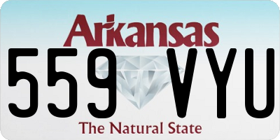 AR license plate 559VYU