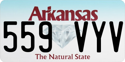 AR license plate 559VYV