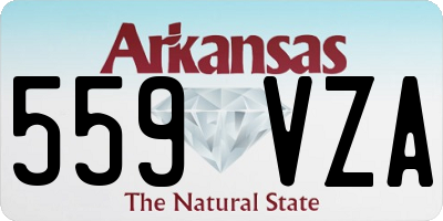AR license plate 559VZA