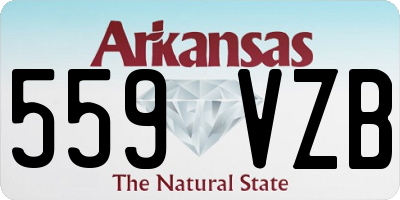 AR license plate 559VZB