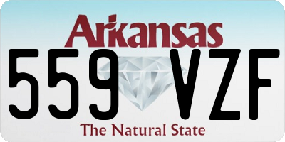AR license plate 559VZF