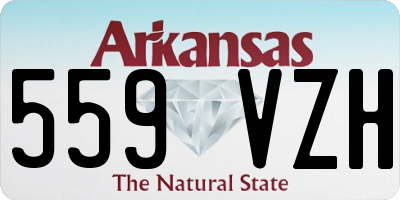 AR license plate 559VZH