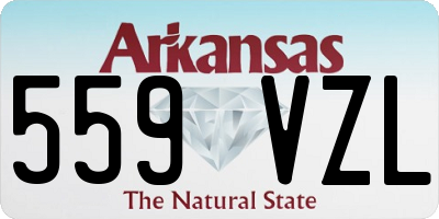 AR license plate 559VZL