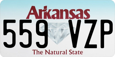 AR license plate 559VZP