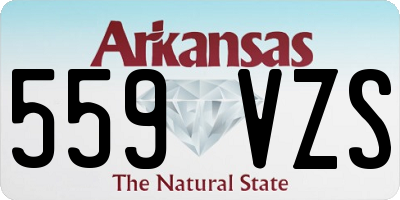 AR license plate 559VZS