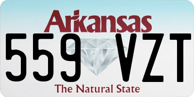 AR license plate 559VZT