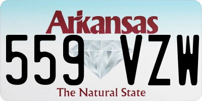 AR license plate 559VZW