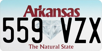 AR license plate 559VZX
