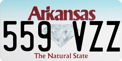 AR license plate 559VZZ