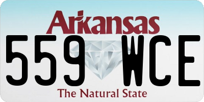AR license plate 559WCE