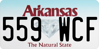 AR license plate 559WCF