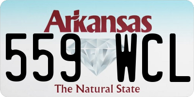 AR license plate 559WCL