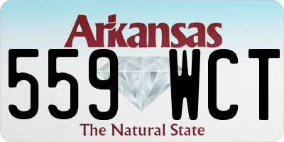 AR license plate 559WCT