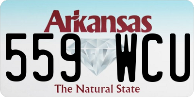 AR license plate 559WCU