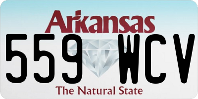 AR license plate 559WCV