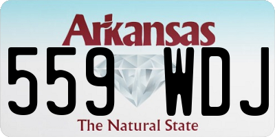 AR license plate 559WDJ