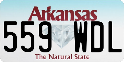 AR license plate 559WDL