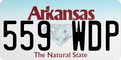 AR license plate 559WDP