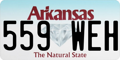 AR license plate 559WEH