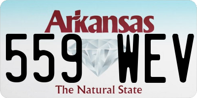 AR license plate 559WEV