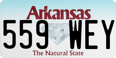 AR license plate 559WEY