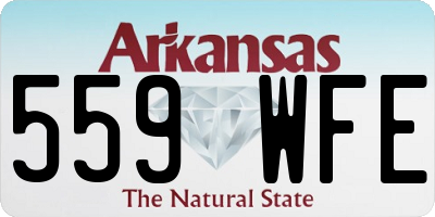 AR license plate 559WFE