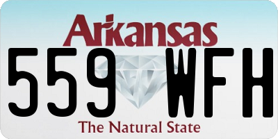 AR license plate 559WFH