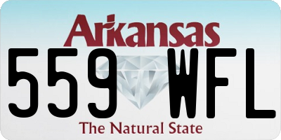 AR license plate 559WFL