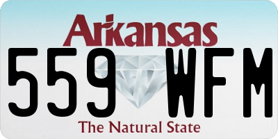 AR license plate 559WFM