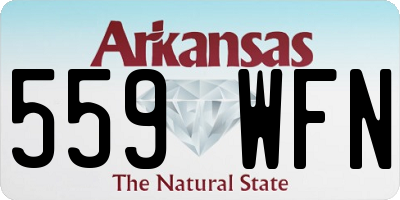 AR license plate 559WFN