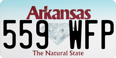 AR license plate 559WFP