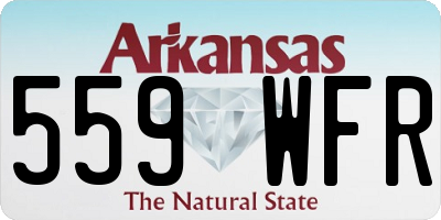 AR license plate 559WFR