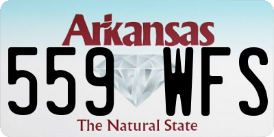 AR license plate 559WFS