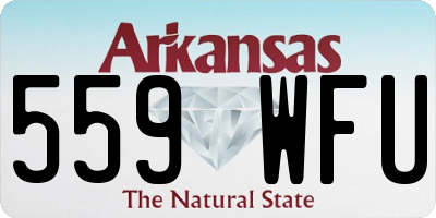 AR license plate 559WFU