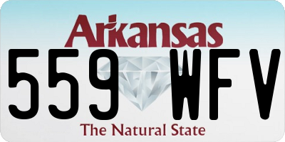 AR license plate 559WFV