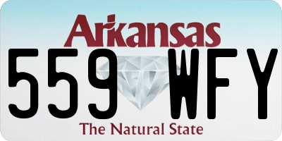 AR license plate 559WFY