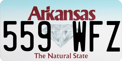 AR license plate 559WFZ
