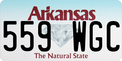 AR license plate 559WGC
