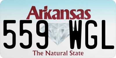 AR license plate 559WGL
