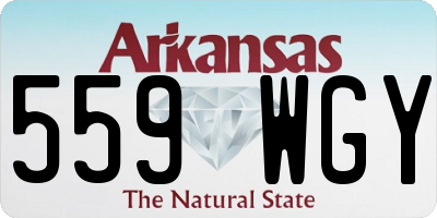AR license plate 559WGY