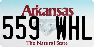 AR license plate 559WHL